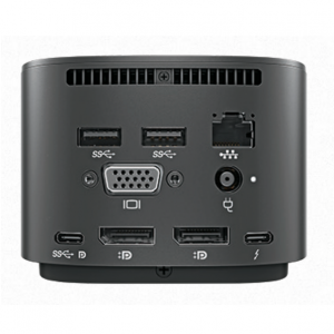 2x 22 LCD HP Ex lease Thunderbolt Dock 120W Black 1x Thunderbolt 2x USB Type-C 3x USB 3.0 2x DisplayPort VGA Ethernet Power Supply Included:圖片 3